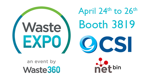 CSI at Waste Expo booth 3819