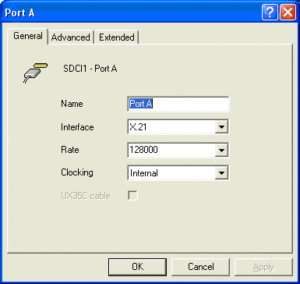 sync line configuration example