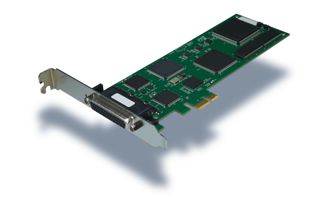 FarSync X25 T2Ee 2 port synchronous low profile PCIe card shadow